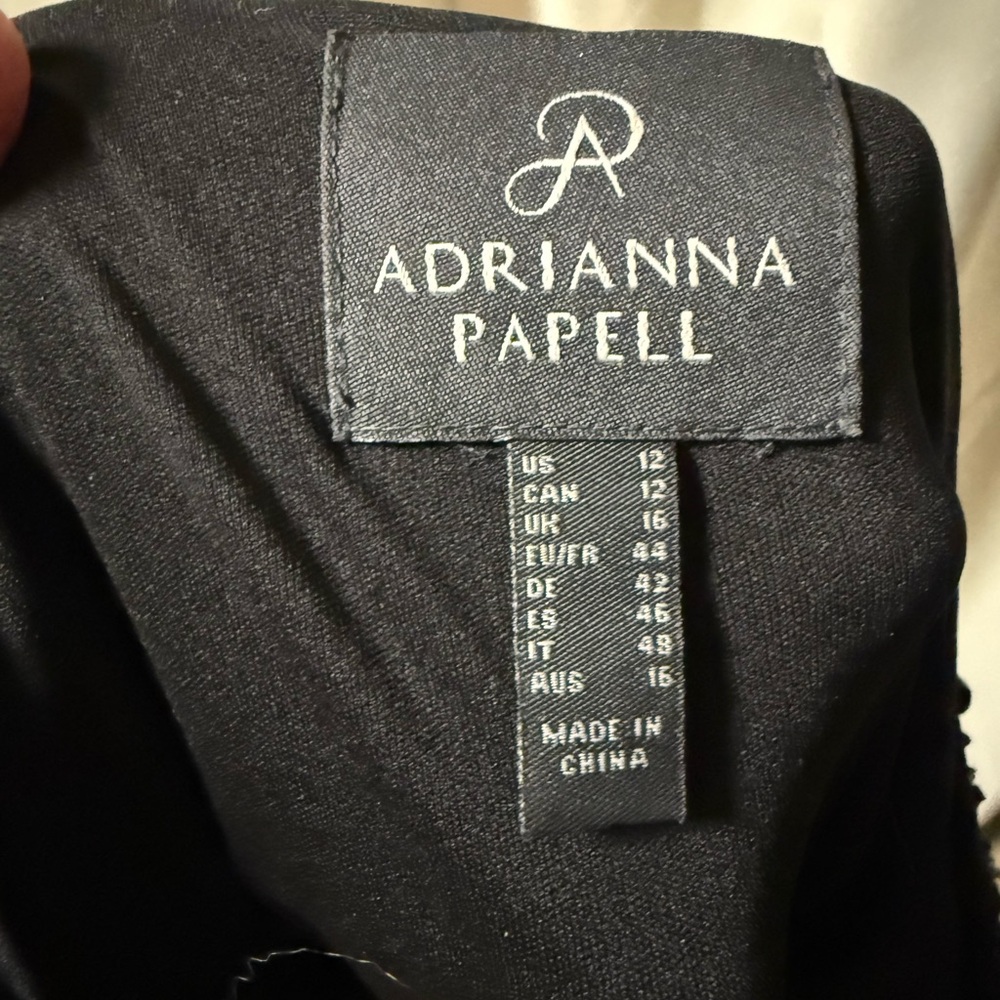 Adrianna Papell Black Dress - Picture 3 of 6